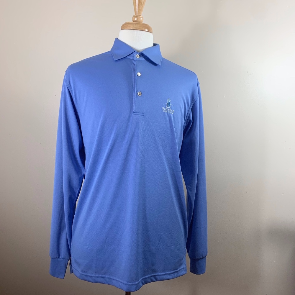 Peter Millar Old Head Links Long Sleeve Golf Polo